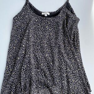 Umgee Black and White Sleeveless Camisole Top